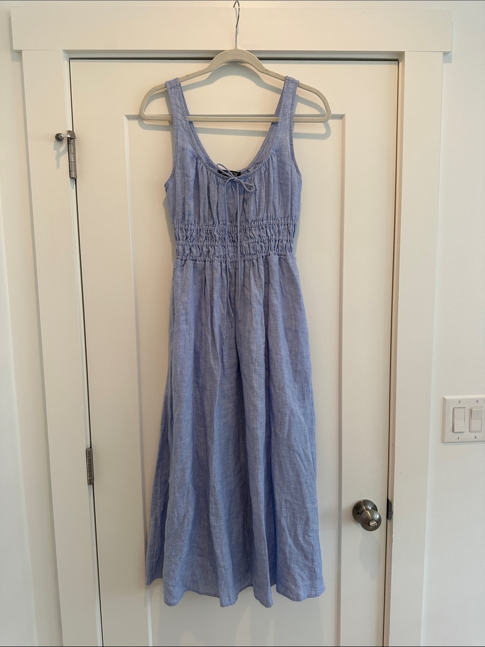 J. Crew Linen Midi Dress - Picture 2 of 5